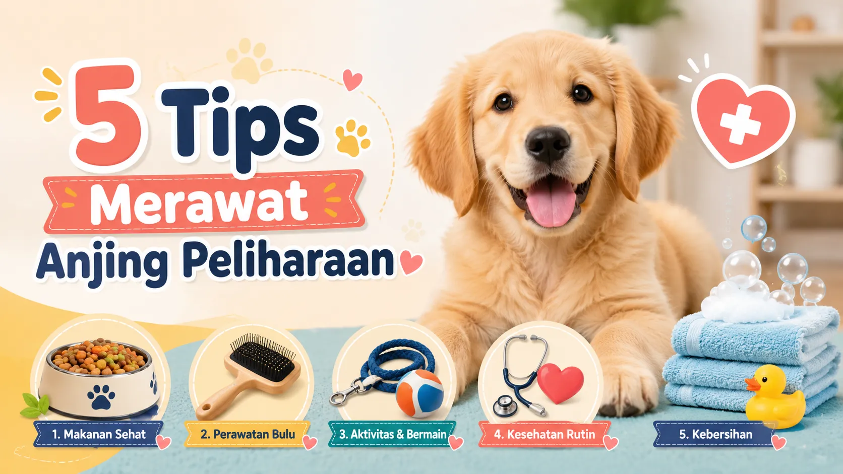 5 Tips Merawat Anjing Peliharaan
