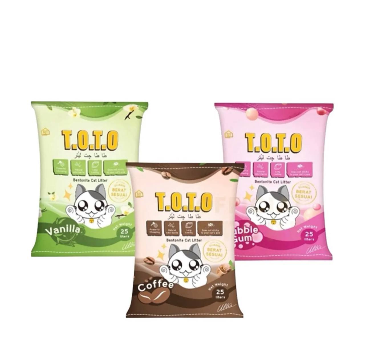 Toto Bentonite Cat Litter Collection